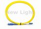Telecom LC TO SC Single Mode Fiber Patch Cable With High Temperature Stability