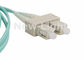 Multimode Duplex Fiber Optic Cable , 3 Meter Length LC SC Fiber Patch Cable