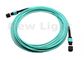 MPO - MPO 12 Core OM3 Multimode Fibre Optic Cable , 3M Pre Terminated Fiber Optic Cable
