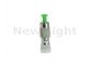 FC APC Female To Male 10db Attenuator Green Color For Optical Power Equalization