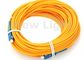 Single Model 9 / 125 Fiber Optic Jumper Cables / SC SC Fiber Patch Cord 100 Meters Length