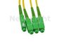1x3 PLC Fiber Optic Splitter Single Mode Optical Cable Coupler With SC APC Connector