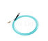 ST-ST Multimode Fiber Optic Patch Cables Simplex  2.0 or 3.0 Mm Aqua Color cable