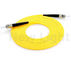 ST - ST Single Mode SX Optical Fiber Patch Cord Yellow PVC / LSZH 2.0 Patch Cable