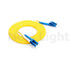 LC - LC Single Mode 9/125 Yellow PVC Fiber Optic Cable Double Fiber 2.0 / 3.0 mm