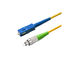 SC UPC Single Mode Fan Out Optical Fiber Patch Cord 12 Fiber Customized Length