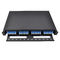 1U 19 Inch Fiber Optic Distribution Box Rack Mount Cold Rolled Steel 1.2T Material Thick