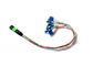 MPO APC TO LC Fan Out 0.9mm 12 Fiber Simple Module Optic Patch Cord