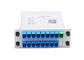 1 In 16 Out Plc Optical Splitter , Splitter Optical Fiber With SC Connector