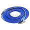 5m OM4 12 Core Female MPO / MTP - MPO Optical Fiber Patch Cord LSZH 3.0 Magenta Cable