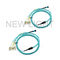 PVC Jacket 12F Female To Male 3.5mm OM3 OM4 MPO MTP Cable