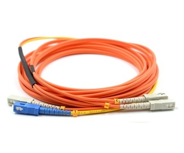 MCP SC PC to SC UPC duplex 62.5/125 fiber optic mode conditioning patch cord 3meter