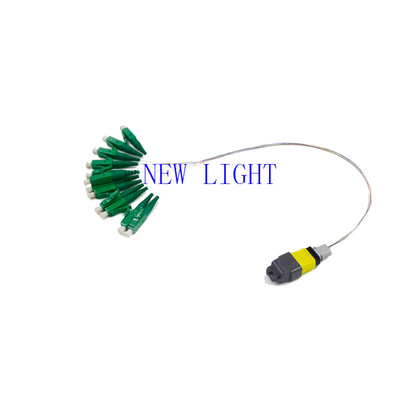 OM3 PVC MPO MPO Patch Cord 12 Core 3.0mm Low Insertion Loss For Data Center