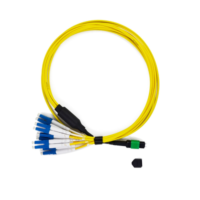 MM Low Loss MTP MPO Patch Cord 8 / 12 / 24core PVC 3.0mm Fanout Hybrid Patch Cord