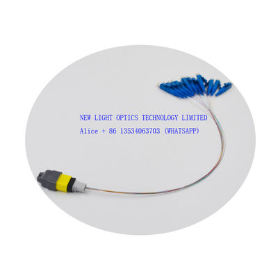 5m Female to LC LC Multimode Optical Fiber Patch Cord MPO Jumper for Data Center and Telecom