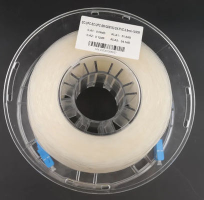 15m Length 0.9mm Diameter Invisible Installation Optical Fiber Patch Cord for High-Speed Data Transmission