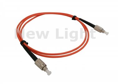 1m 3ft FC UPC - FC UPC Optical Fiber Patch Cord Duplex 2.0mm PVC For Gigabit Ethernet