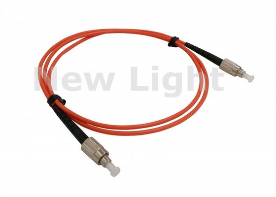 1m FC UPC to FC UPC Optical Fiber Patch Cord 2.0mm Diameter for Gigabit Ethernet