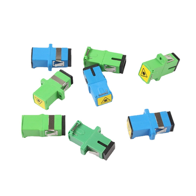 250um Bare Fiber Fiber Optic Adapter with Single-mode Fiber Type In Flange