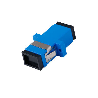 SC-SC Fiber Optic Adapter with Simplex Fiber Count, Plastic Transparent Shutter, and Customized Length for Reliable Connections
