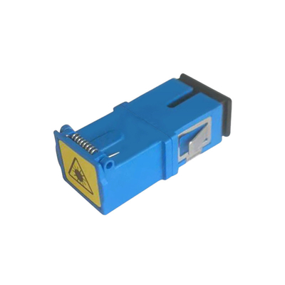 Light Source Passive Fiber Optic Connector Adapters Plastic Transparent Material