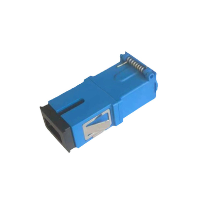 SC Type Plastic Fiber Optic Adapter for Indoor / Outdoor Compatibility