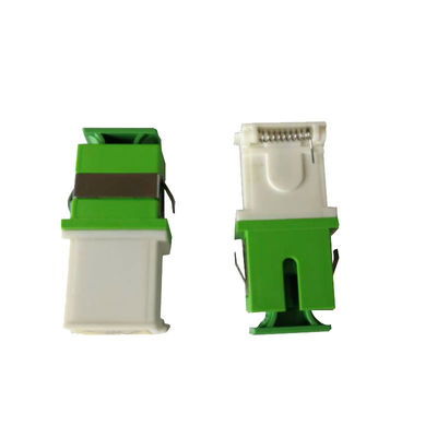 SC-SC Fiber Optic Adapter with Zirconia Ceramic Sleeve for Simplex Fiber Count and UPC APC Polish Method