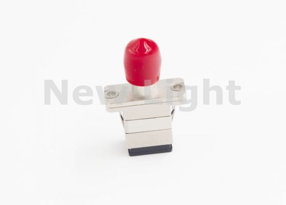 SC-FC Hybrid Adapter Simplex Fiber Optic Adapter with High Return Loss and Low Polarization Related Loss for Long Distance DWDM System