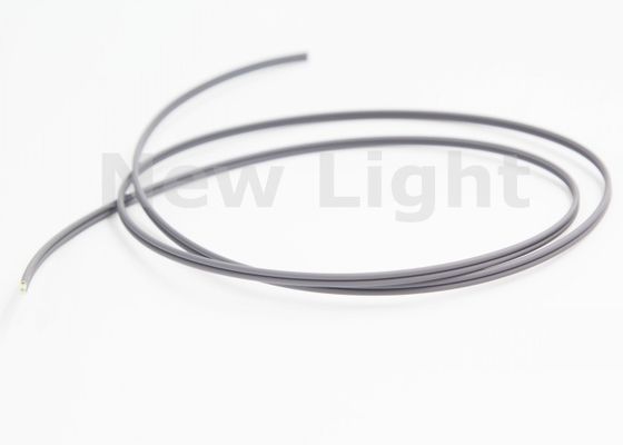 Gray 3 mm Outer Diameter Duplex Fiber Optic Patch Cable for Indoor Use