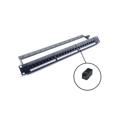 Cat6 Cable Management 110/Krone IDC Patch Panel for Cat5e/Cat6a/Cat7 Ethernet Integration