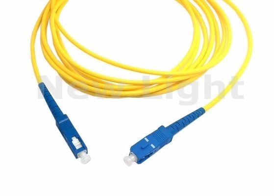 3 Meter SC to SC Fiber Patch Cord Simplex Single Mode Fiber Jumper for Network