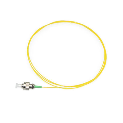 Yellow Color FC Fiber Optic Pigtail with 0.9mm Diameter Single Mode Fiber for High Precision Applications