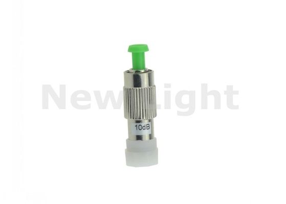 FC APC 10dB Fiber Optic Attenuator for Optical Power Equalization with Green Color