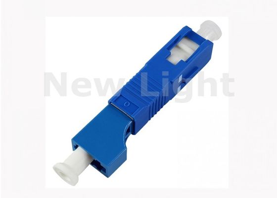 Single Mode SC-LC Fiber Optic Adapter with Turn Round Square Flange and Low Insertion Loss