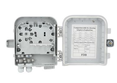 SC UPC Adapter 8 Core FTTH Termination Box Easy Installation For The Optical Fiber Splice