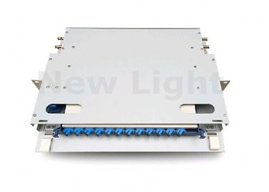 CATV 19 Inch ODF Optical Fiber Distribution Frame 12 Port Core With Standard Size