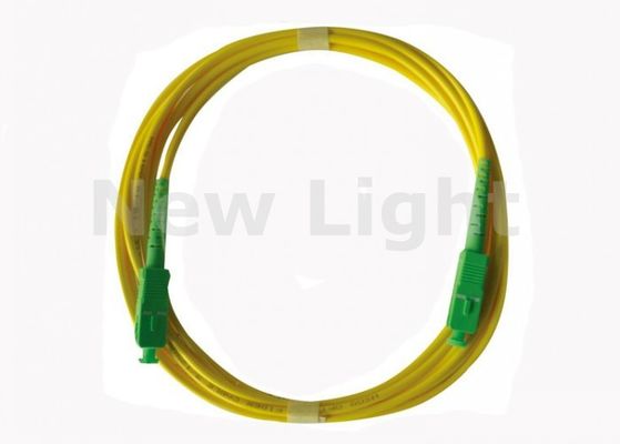 Easy Installation SC SC Fiber Patch Cable with 3.0mm Diameter and Low Insertion Loss