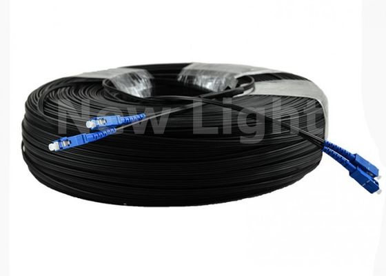 500 Meters SC UPC Single Mode G657A Fiber Optic Cable for FTTH Drop Applications