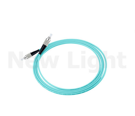 5M Multimode FC Fiber Patch Cord with 3.0mm Diameter PVC and LSZH Simplex Fiber Cable