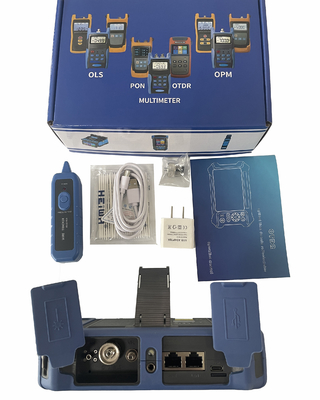1310 / 1550nm  Mini OTDR Optical Time-domain Reflectometer Touch Screen OPM VFL OSL LED