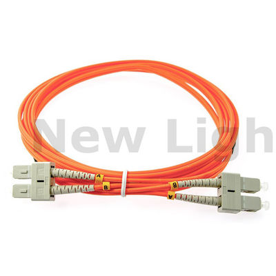3 Meters SC-SC Multi Mode Duplex Fiber Patch Cord OM2/OM3/OM4 50/125 2.0 Cable