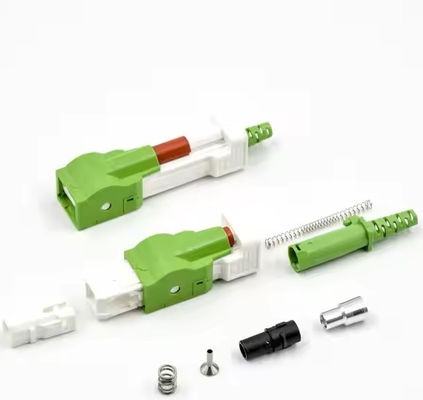 Auto Shutter SC/APC Fiber Optic Connectors Opened And Closed Automatically