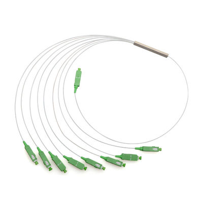 Steel Tube Type PLC Splitter with Low Insertion Loss and 1260-1650nm Wavelength for Fiber Optic Networks