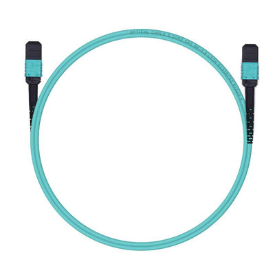 12 Core PVC Material MPO MTP Cable with 850/1300nm Wavelength Fiber Optic Patch Cord