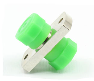 APC Square  Fiber Optic Connector Adapters With Polymer / Metal Outer Body