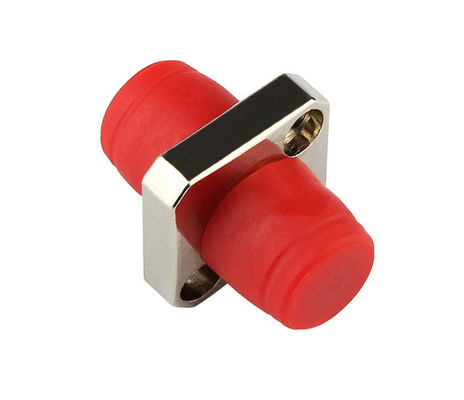 FC to FC Fiber Optic Adapter with ≤0.3dB Insertion Loss and >1000 Times Durability Metal Flange Type Connector