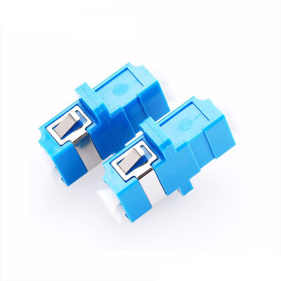 Blue Color Single Mode LC Fiber Optic Adapter Welded Type for Secure Fiber Connections