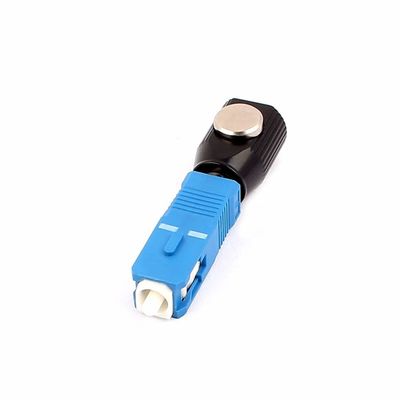 Fiber Optic Adapter SC UPC Connector Single Mode Bare Fiber Adaptor with Repeatability >1000 Times