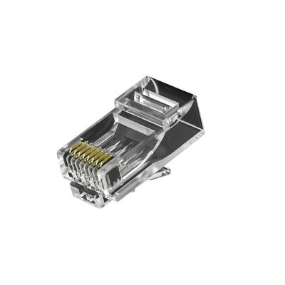 CAT7 Shielded RJ45 Connector with Ferrite Clip Kits - Industrial Two-Piece Design for High-Speed Ethernet