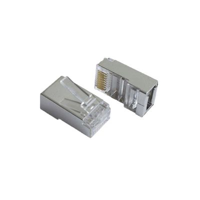 Bulk CAT6 8P8C Modular RJ45 Connectors with Gold-Plated Contacts, Snagless Boots, and 1000+ Mating Cycles